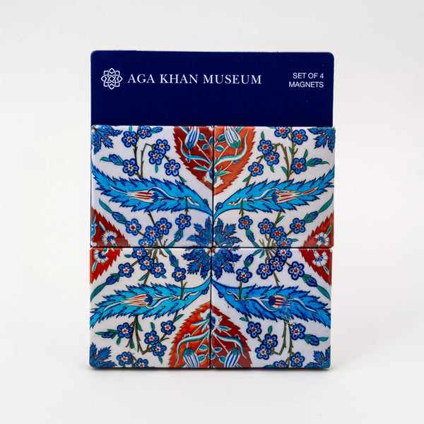4 Magnet - Panel of Four Iznik Tiles (AKM878) - Aga Khan Museum Shop