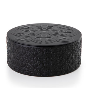Round Tin Box - Black
