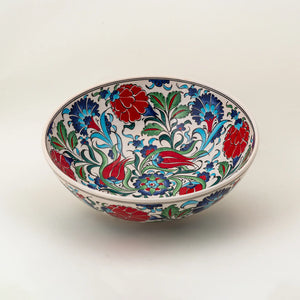 Bowl - Red, White & Yellow Floral