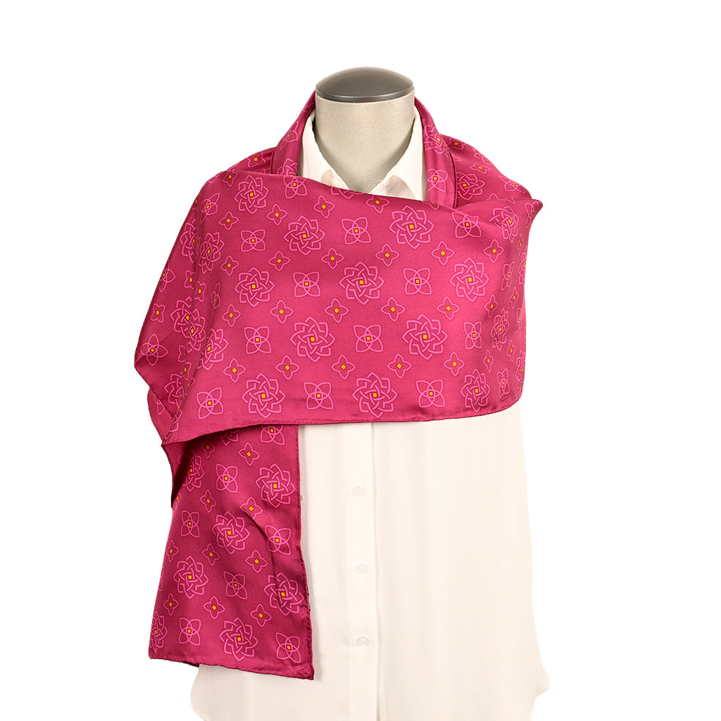 Aga Khan Musuem-Berry Logo Scarf