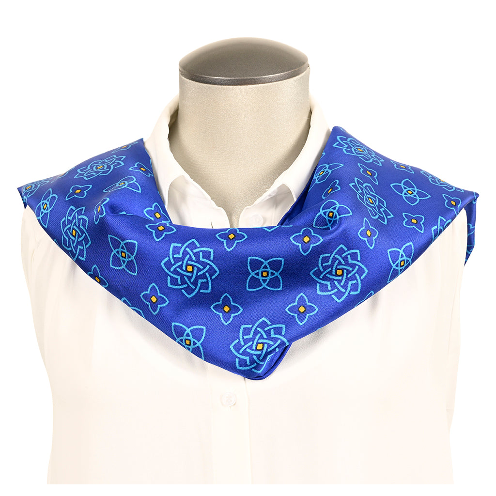 Aga Khan Musuem-Blue Logo Scarf