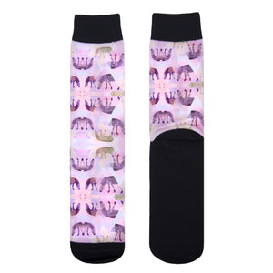 Pink Zebra Socks