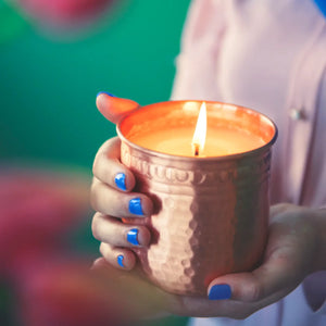 Copper Candle - Akkadian Baghdadi - Small