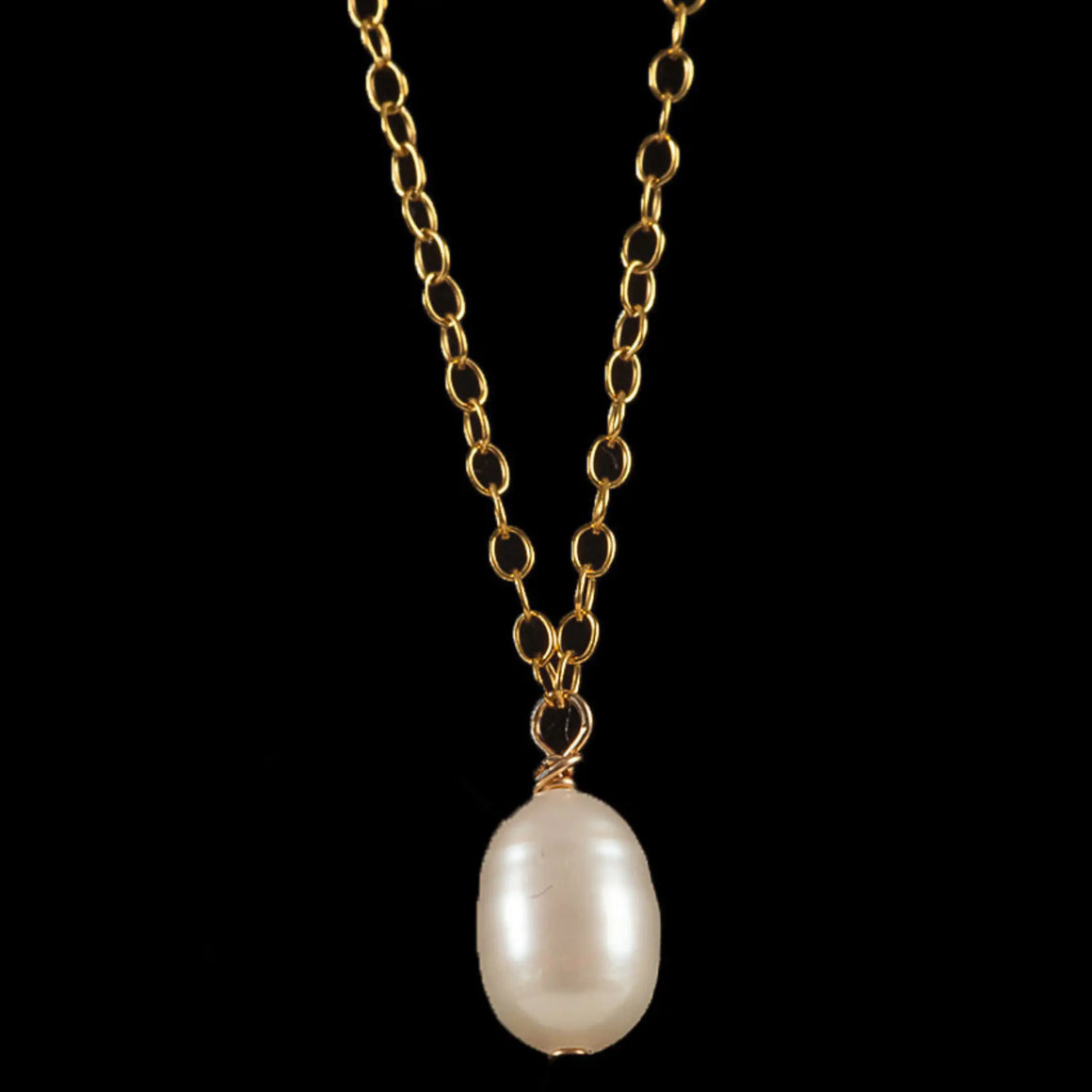 Small Pendant - White Pearl
