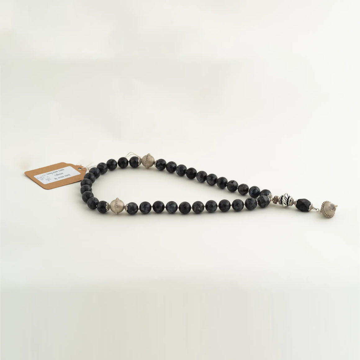 Living Room Tasbih Collection - Labradorite Silver