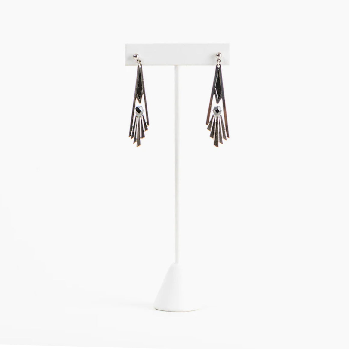 Aga Khan Museum Railing Detail Earrings - Black