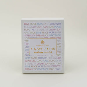 Aga Khan Museum Notecard Box - Arabic Calligraphy Words - Set of 8