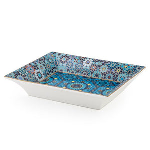 Porcelain Change Tray-Moucharabieh Blue