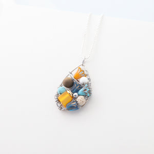 Iris Panel Series-Iris Small Statement Necklace