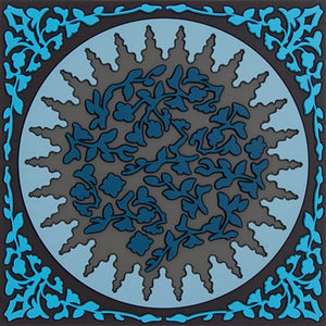 Trivet- Mosaic Blue