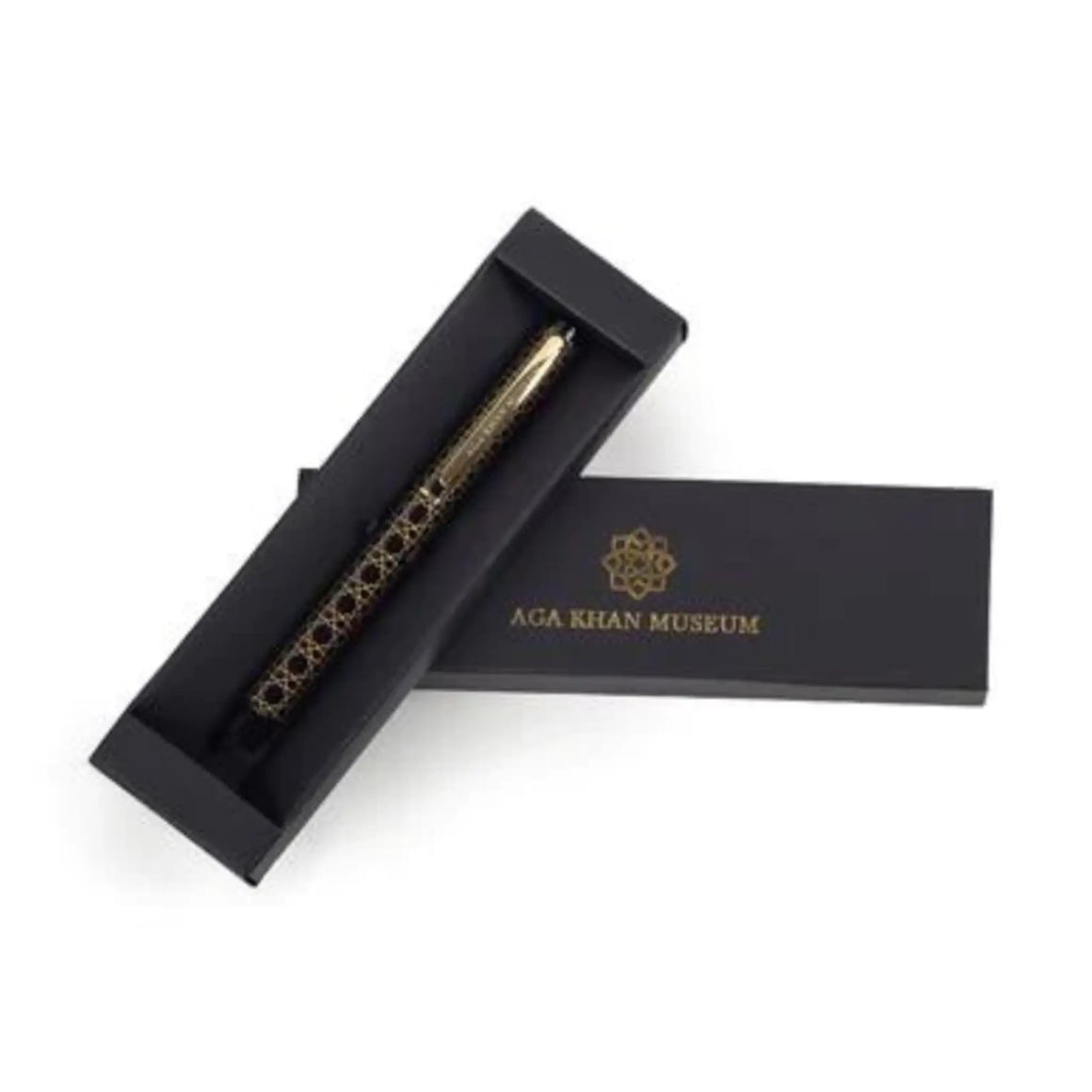 Aga Khan Museum Engraved Pen - Gold & Black