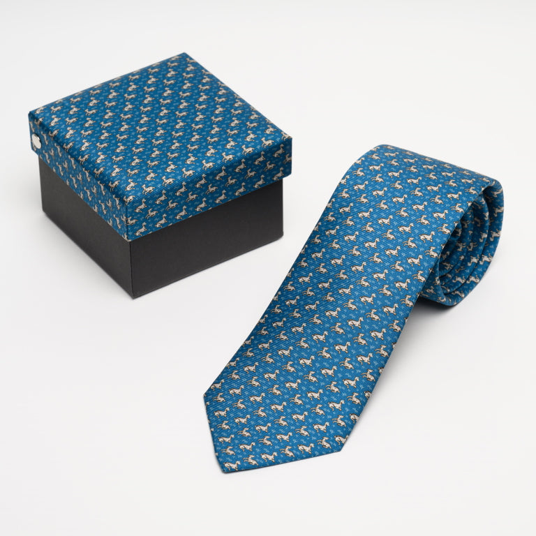 Aga Khan Musuem Tie-Aqua Faun