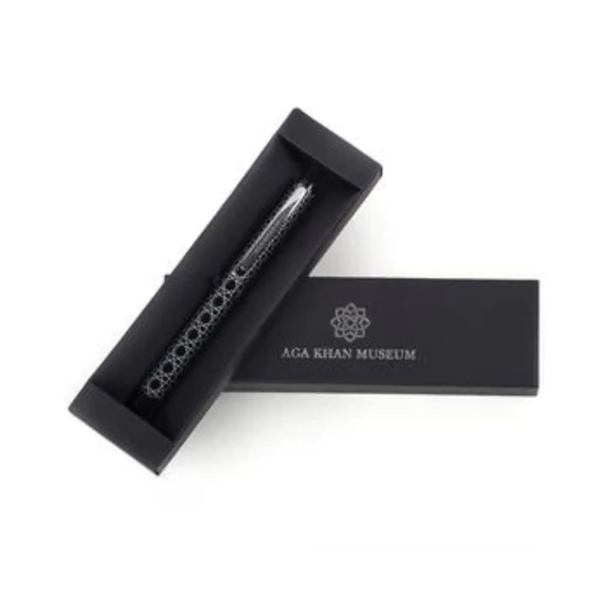Aga Khan Museum Engraved Pen - Silver & Black