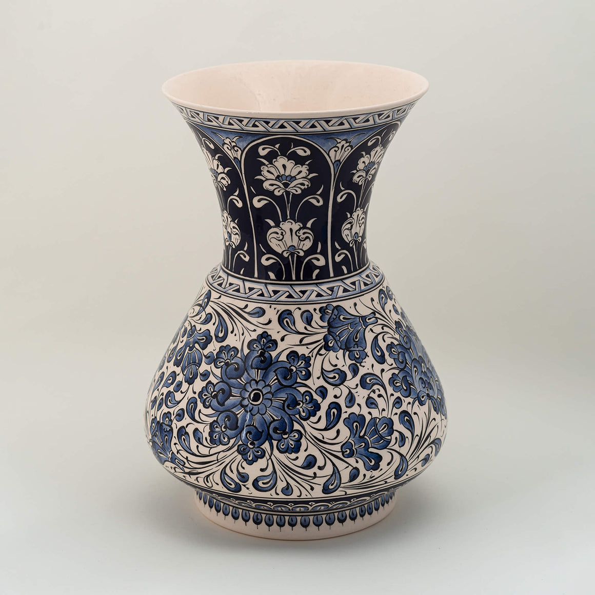 Large Vase - Blue & White