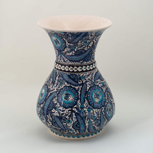 Large Vase - Blue & White