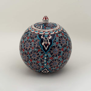 Medium Globe Vase with Lid