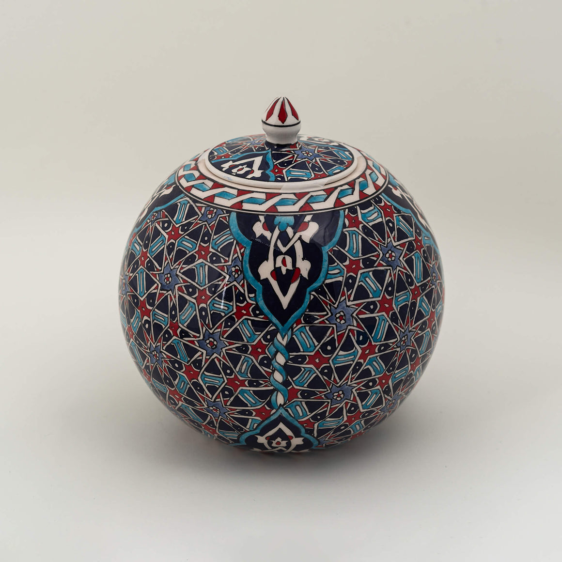 Medium Globe Vase with Lid