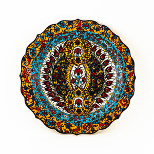 Iznik Plate - Multicoloured Floral Pattern