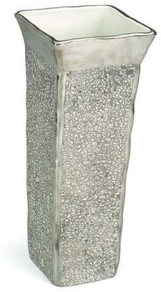 Platinum Square Vase