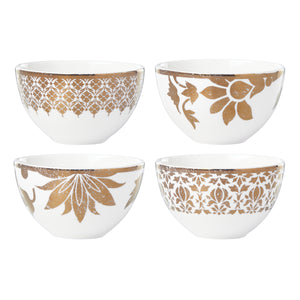 Global Tapestry Dessert Bowl - Set of 4