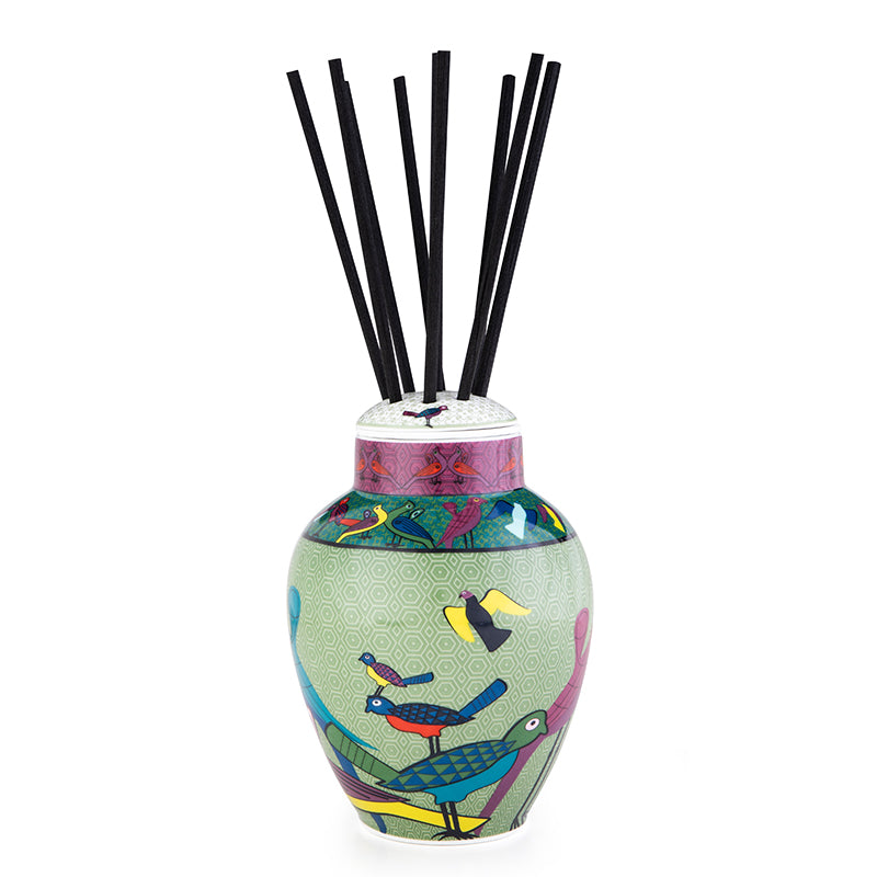 Porcelain Diffuser-Birds of Paradise-(oil not included)