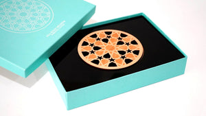 Islamic Coasters Set (Circle) - 10 Pointed Star (Alhambra Palace)