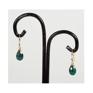 Azki Jewelry-Small Briolette-Emerald