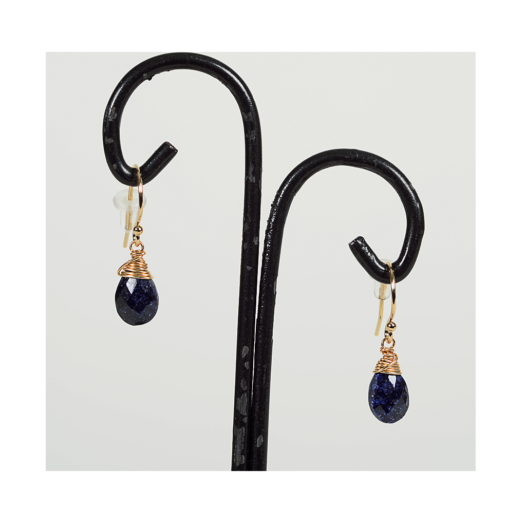 Azki Jewelry-Small Briolette-Sapphire