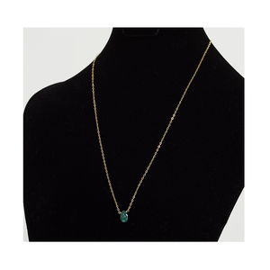 Azki Jewelry - Small Pendant-Emerald