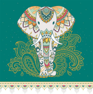 Note Card - Arabesque Elephant