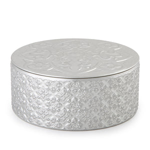 Round Tin Box - Silver