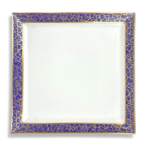 Amalfi Blue Square Platter